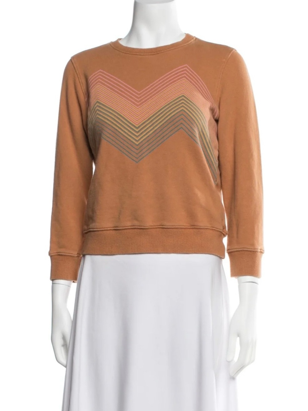 MOTHER The 3/4 Sleeve Koozie Sweatshirt in Small
